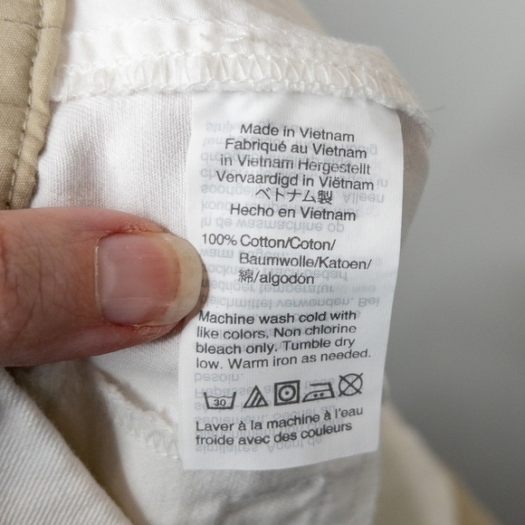 J Crew Factory Womens Size 4 Classic Chino Short White Coastal Contemporary - Picture 10 of 13